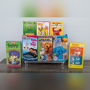 Vintage Kid Friendly 8 TV Show VHS Lot Nickelodeon Nick Jr. Dora The Explorer +